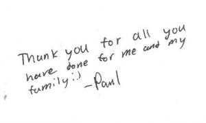 Testimonial Paul